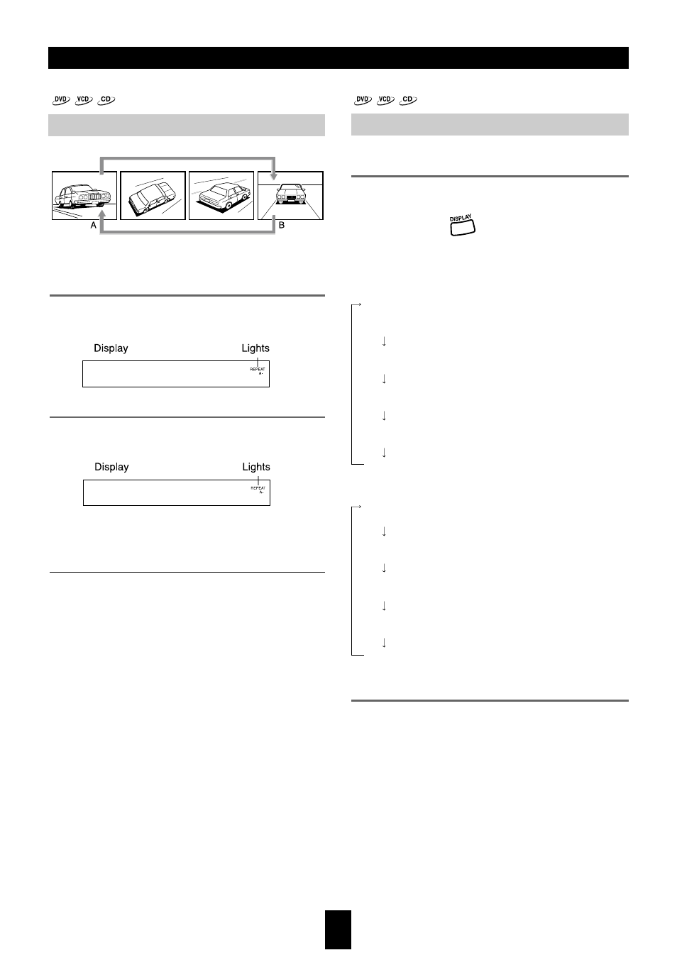 Other operations, A-b repeat play viewing information | Sherwood VD-4500 User Manual | Page 26 / 36