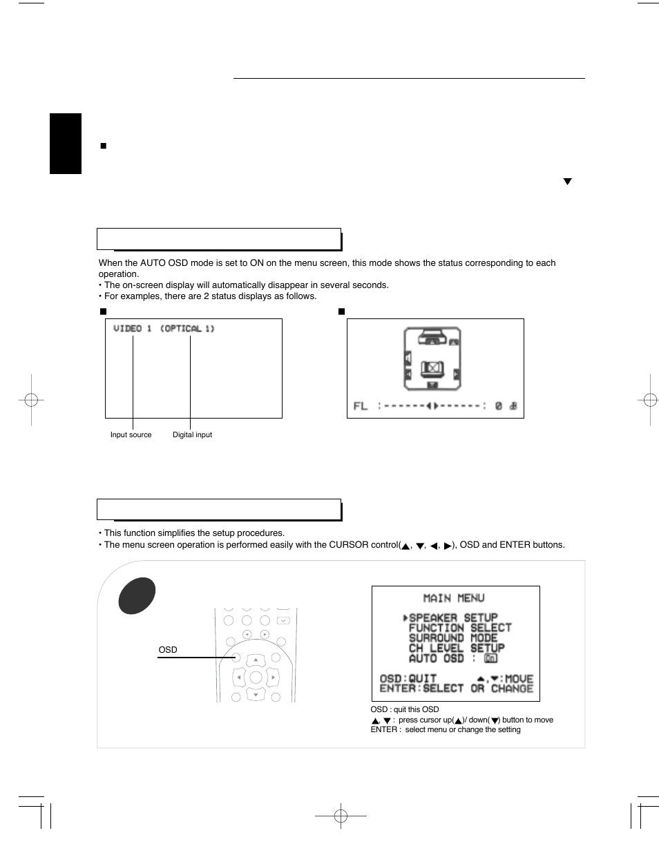 Using the osd | Sherwood R-903 User Manual | Page 39 / 52