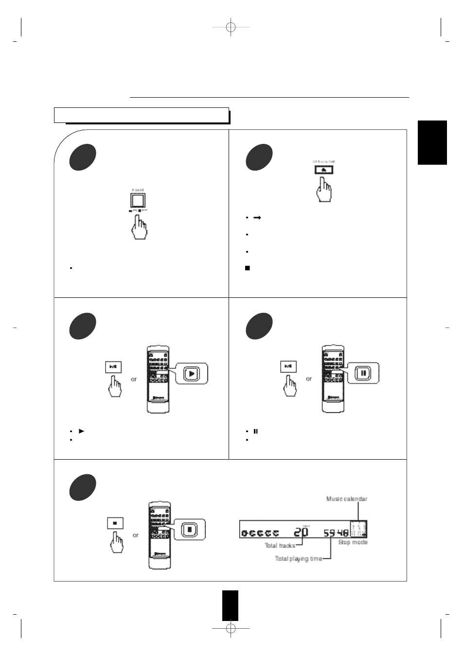 Operations | Sherwood CDC-5090C User Manual | Page 11 / 26