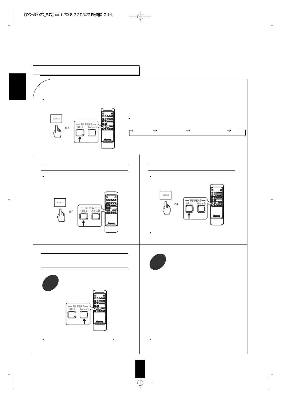 Repeat play | Sherwood CDC-5090C User Manual | Page 14 / 26