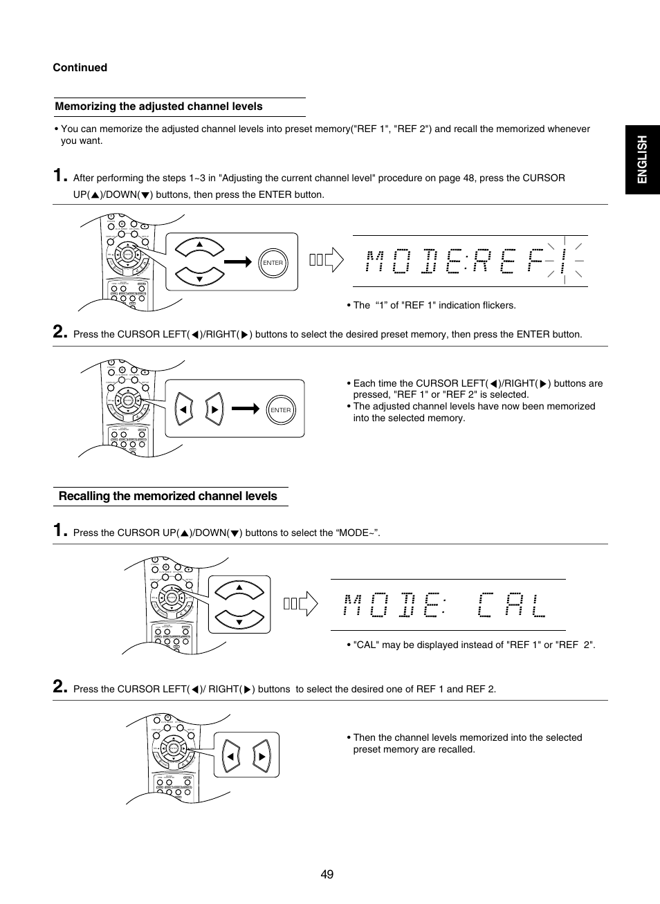 English | Sherwood RD-7502 User Manual | Page 49 / 56