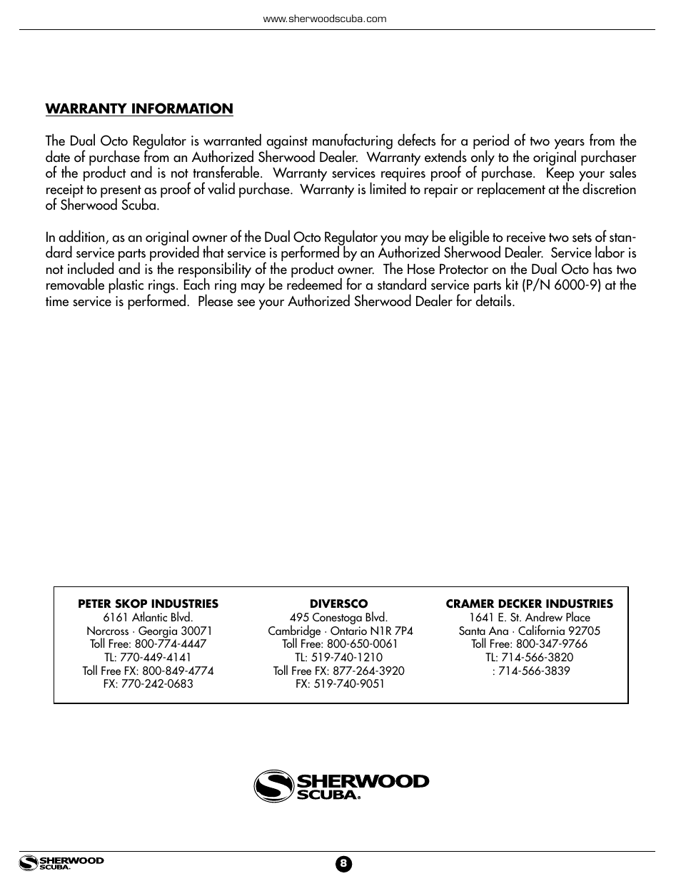 Sherwood SR 7206 User Manual | Page 10 / 12