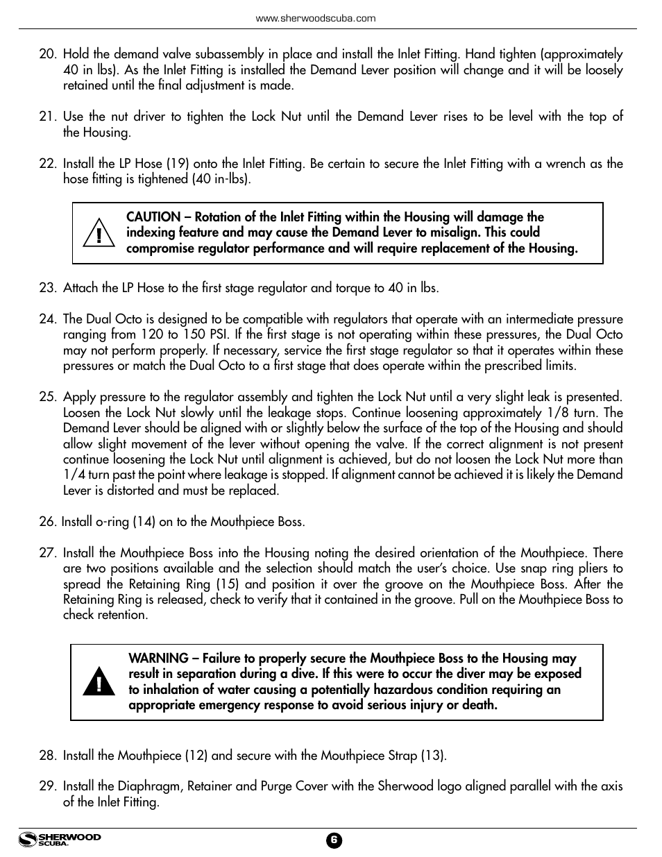 Sherwood SR 7206 User Manual | Page 8 / 12