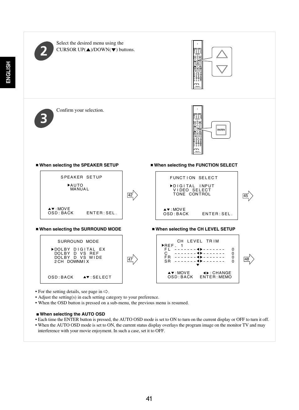 Sherwood RD-8601 User Manual | Page 41 / 58