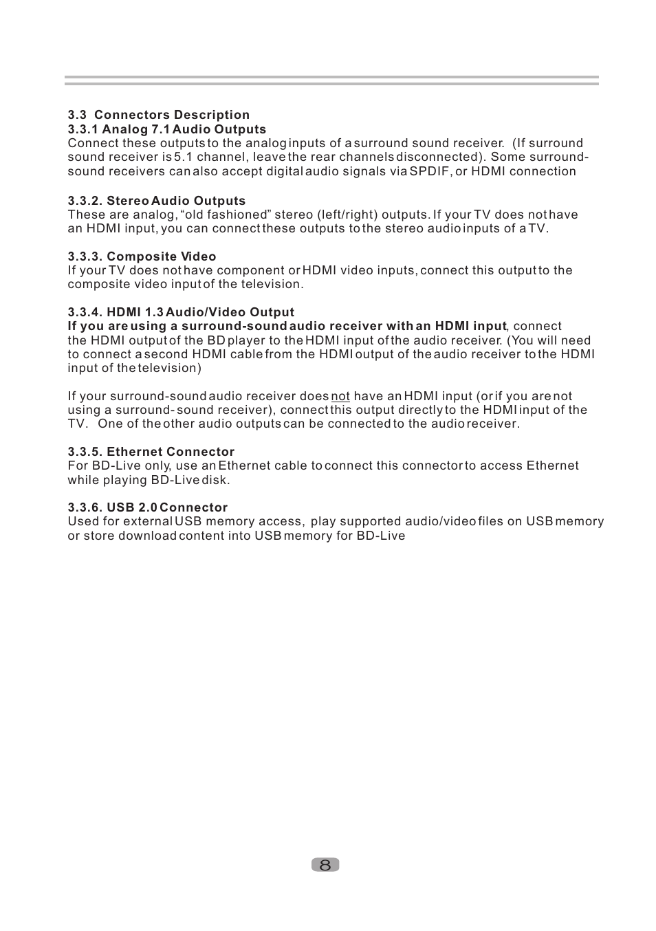 Т³гж 9 | Sherwood BDP-5004 User Manual | Page 9 / 24