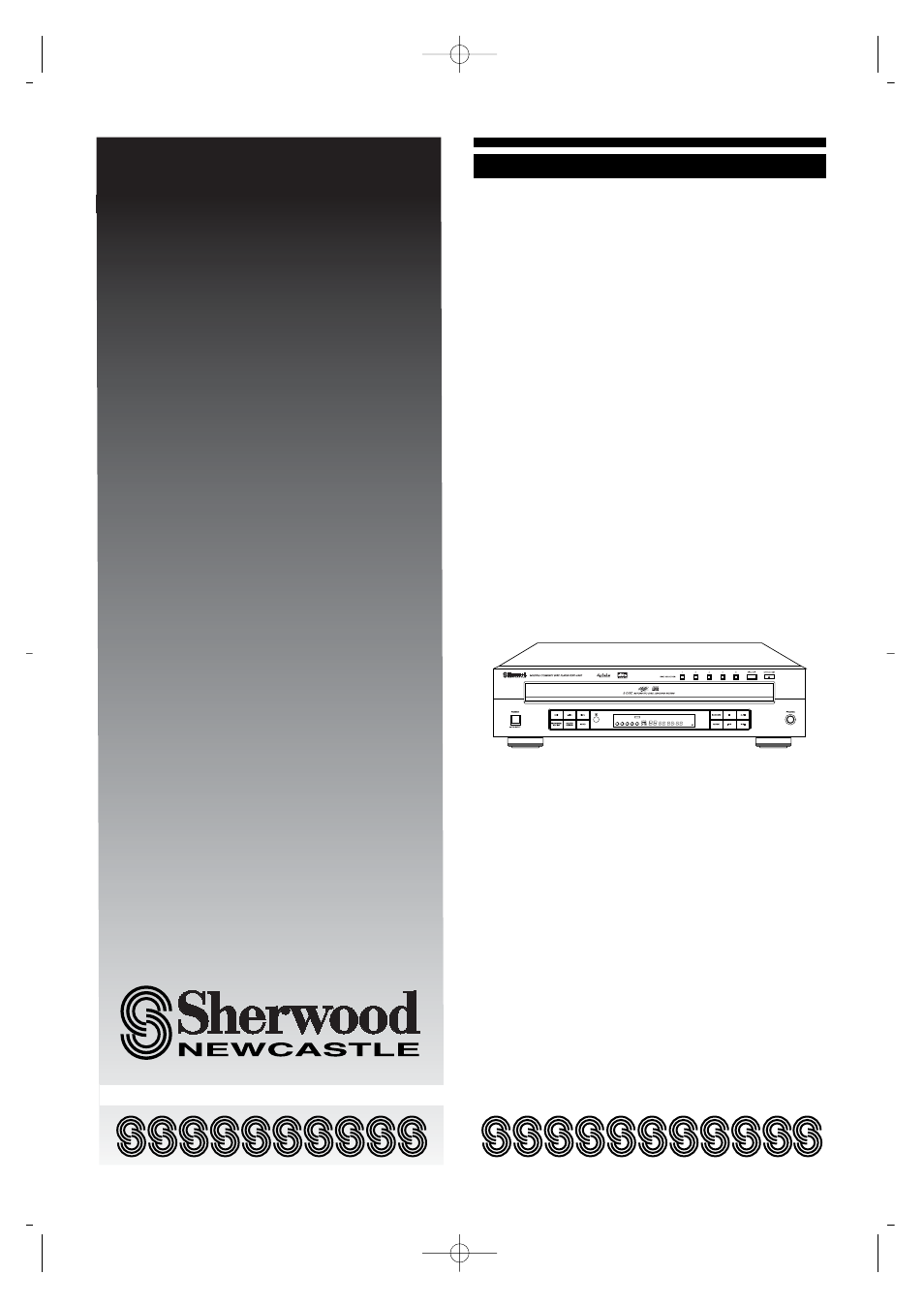 Sherwood NEWCASTLE CDC-690T User Manual | 26 pages