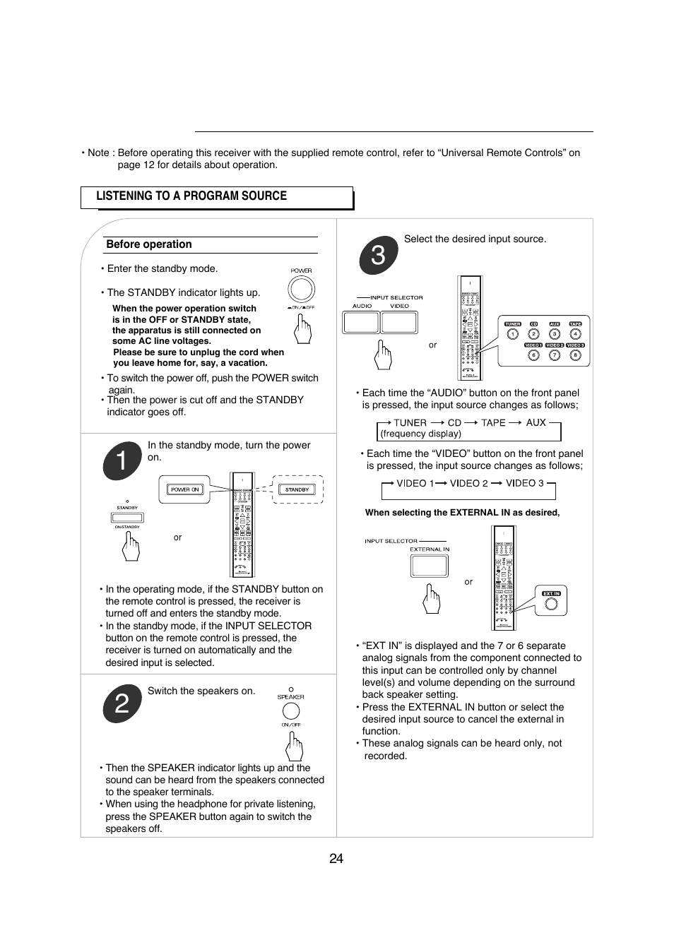 Operations | Sherwood R-671 User Manual | Page 25 / 58