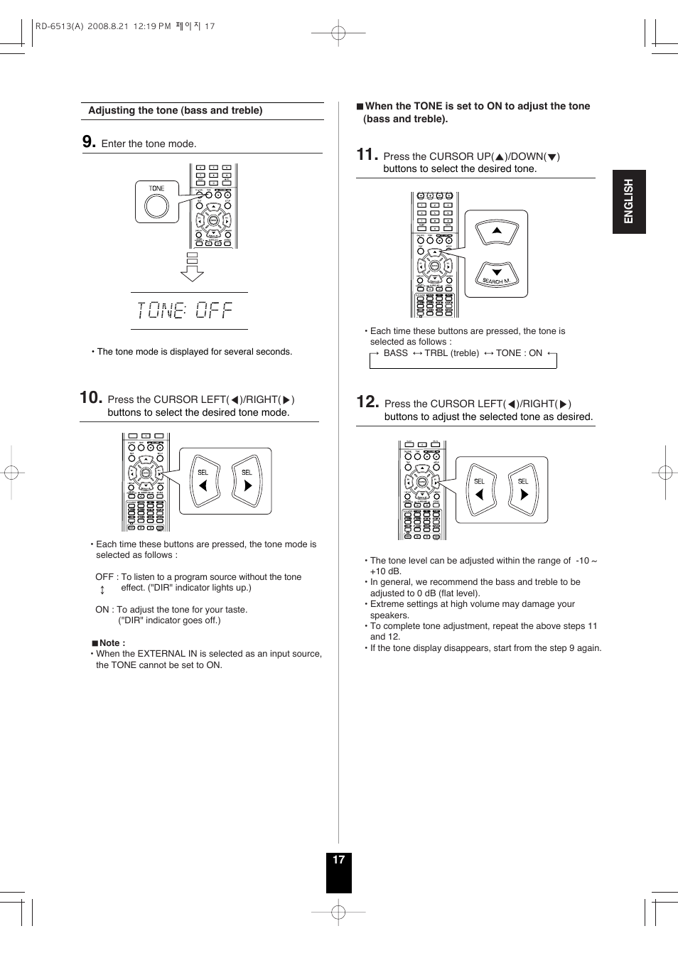 Sherwood RD-6513 User Manual | Page 16 / 44