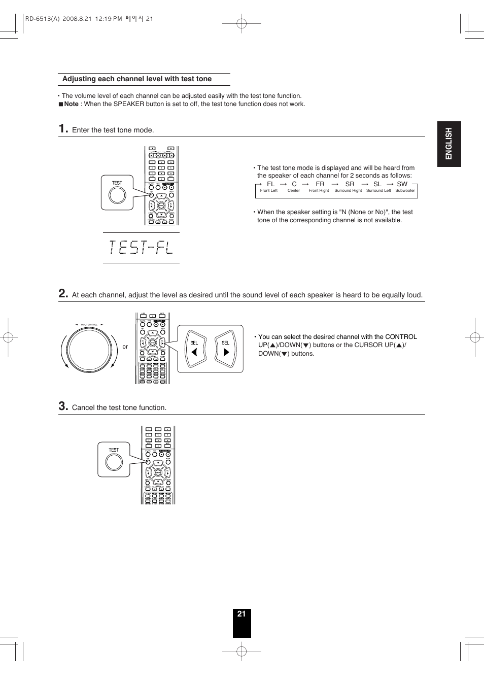 Sherwood RD-6513 User Manual | Page 20 / 44