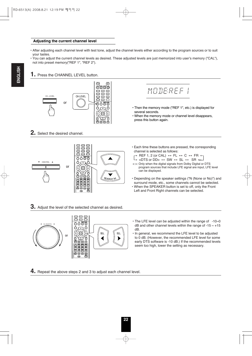 Sherwood RD-6513 User Manual | Page 21 / 44