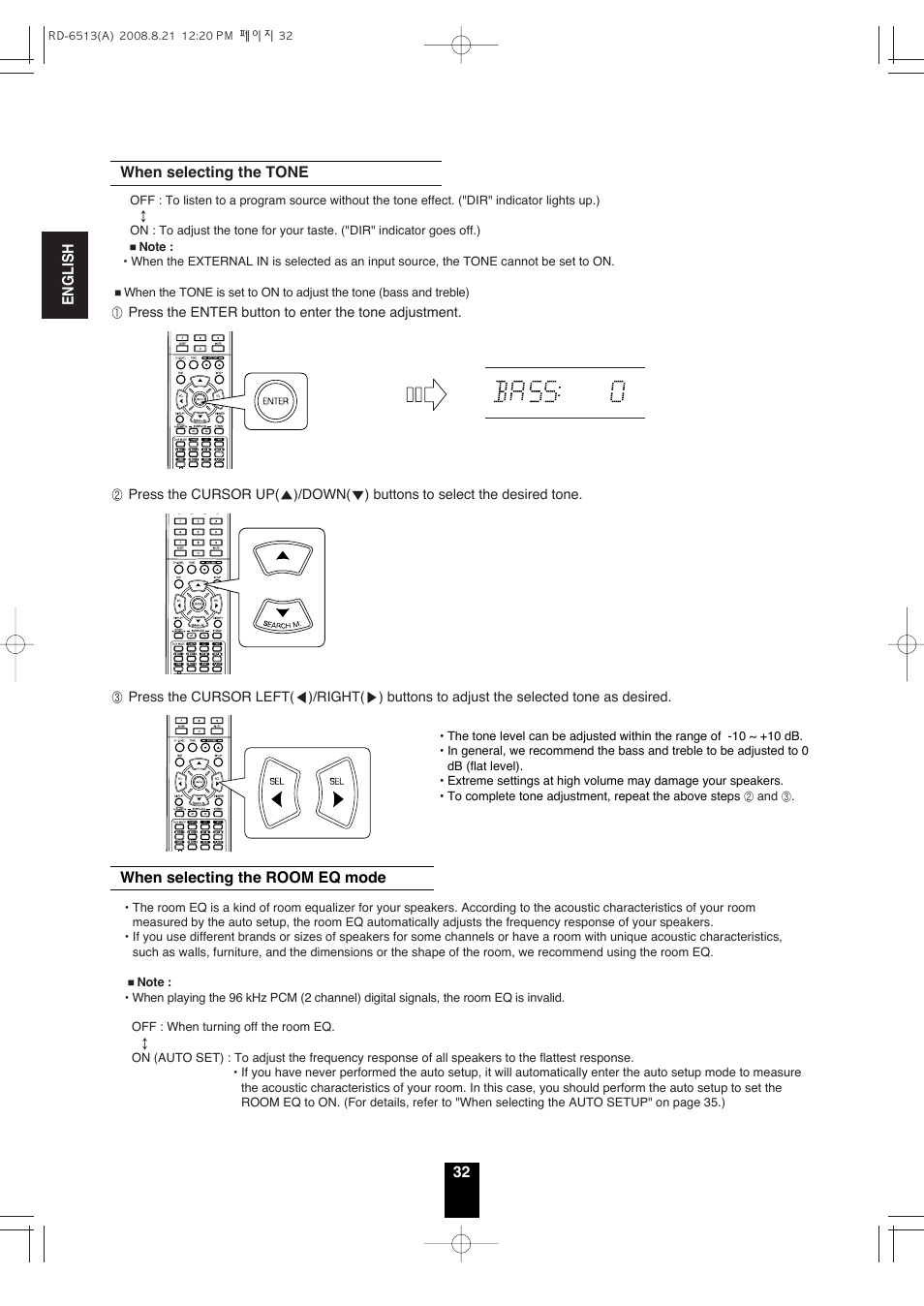 Sherwood RD-6513 User Manual | Page 31 / 44