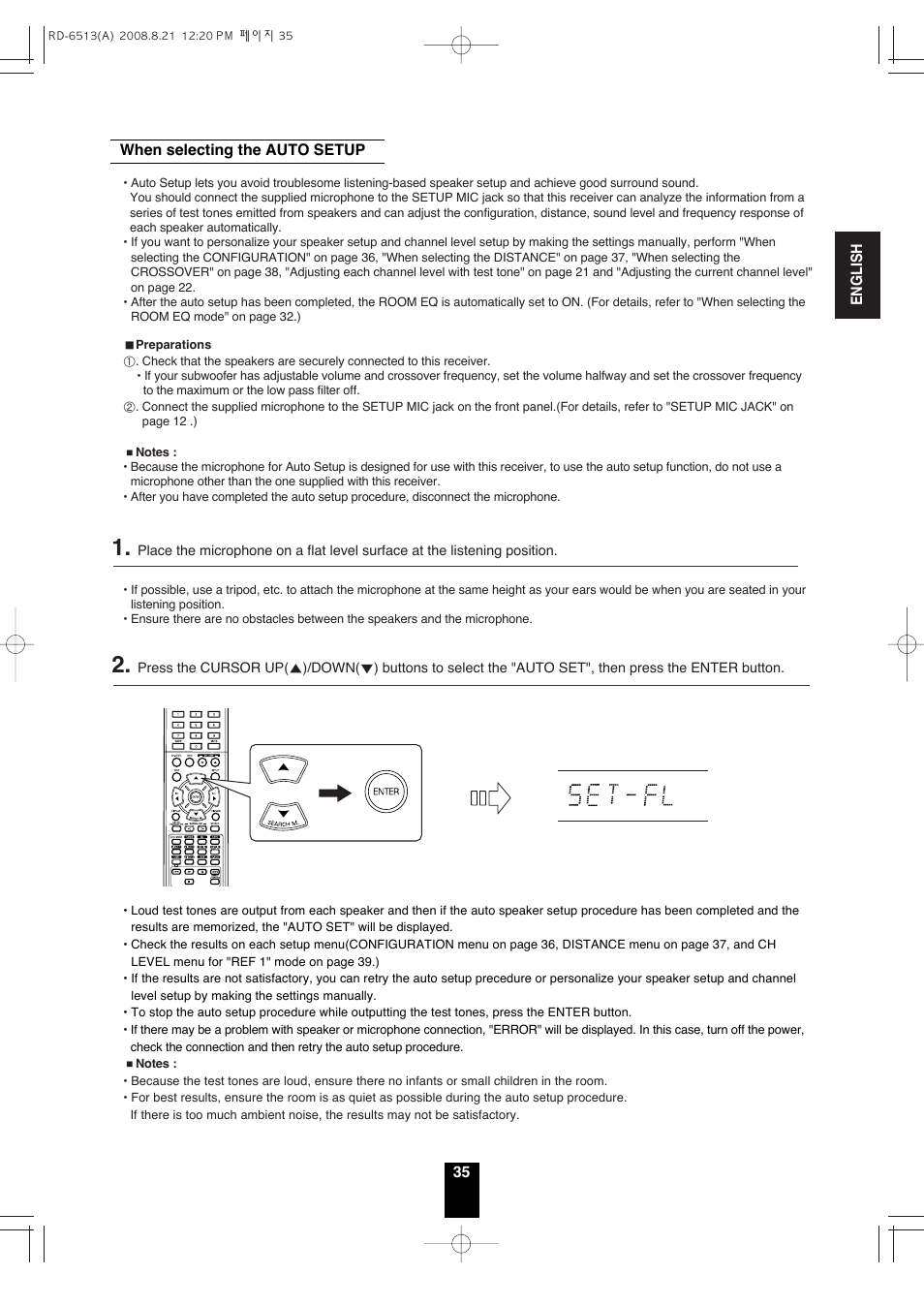 Sherwood RD-6513 User Manual | Page 34 / 44