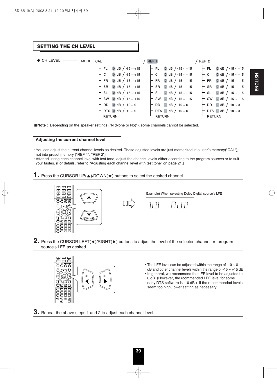 Sherwood RD-6513 User Manual | Page 38 / 44