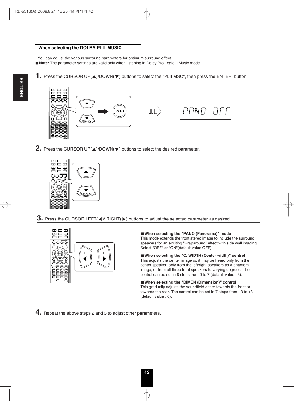Sherwood RD-6513 User Manual | Page 41 / 44