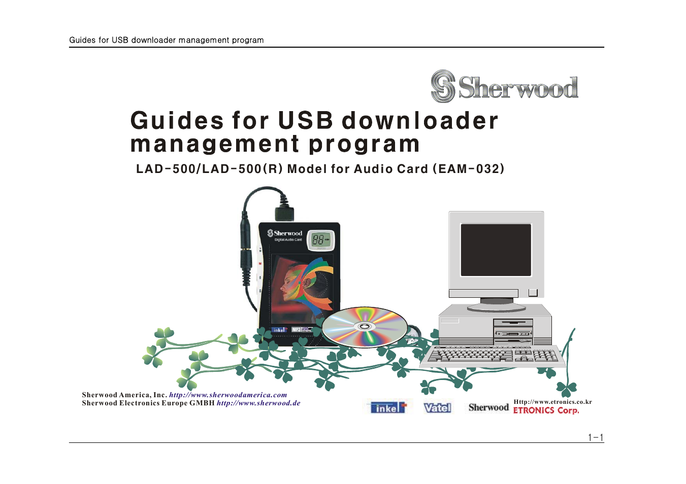 Sherwood LAD-500(R) User Manual | 15 pages