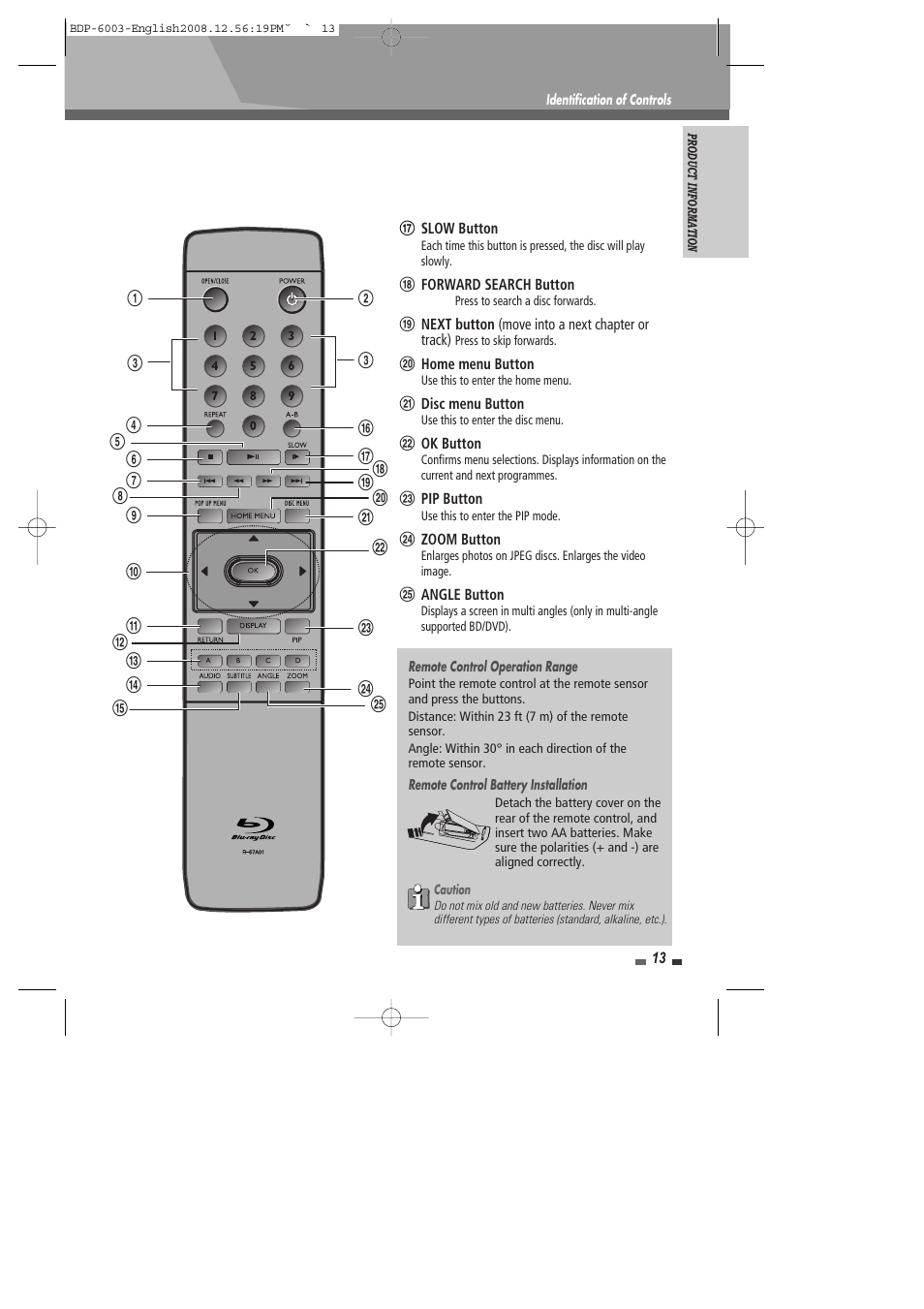 Sherwood BDP-6003 User Manual | Page 14 / 56