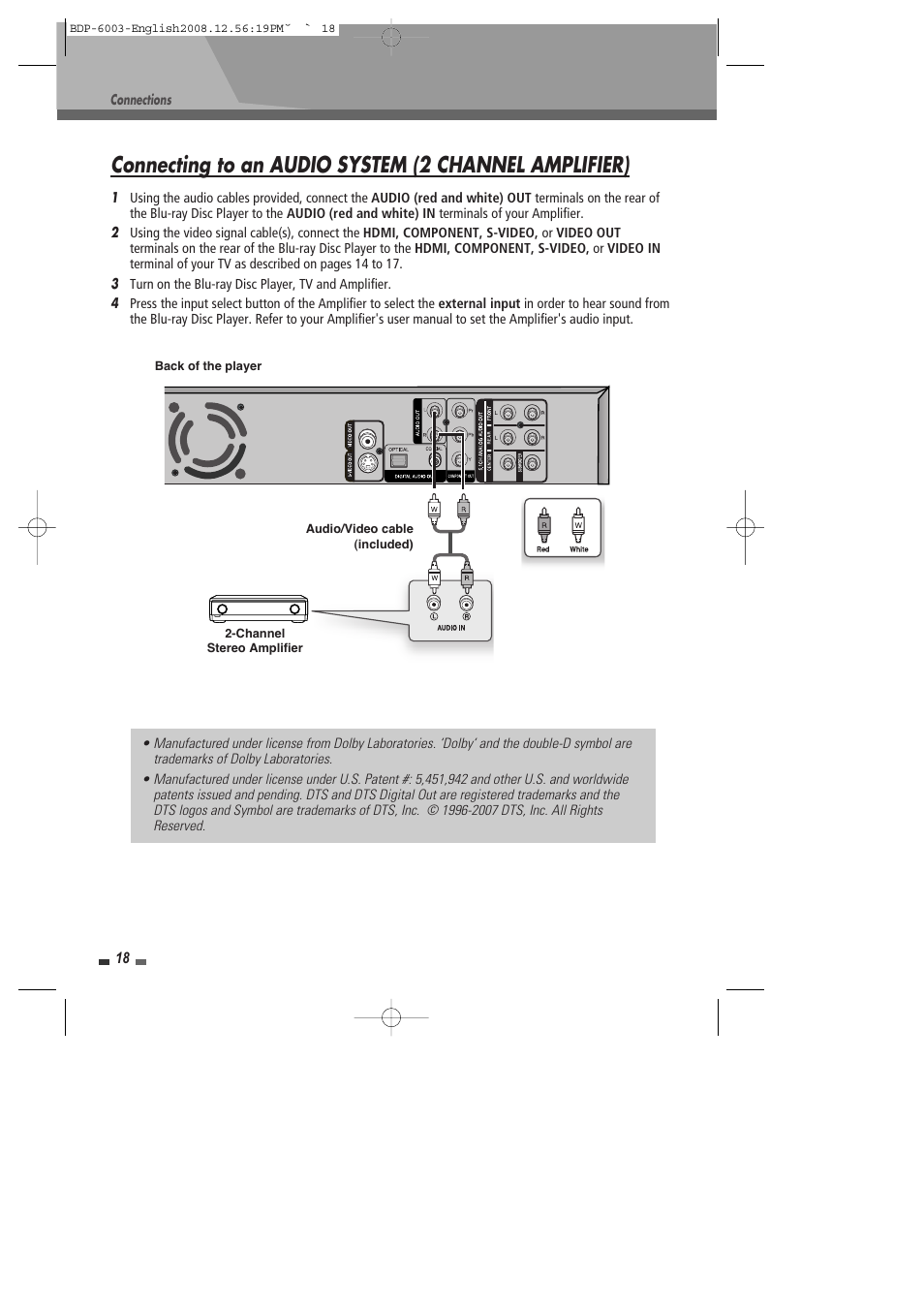 Sherwood BDP-6003 User Manual | Page 19 / 56
