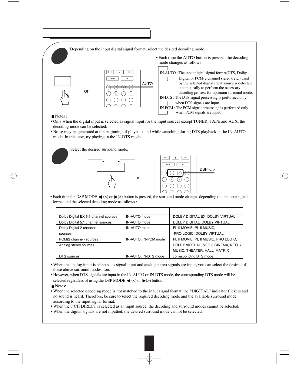Enjoying surround sound, Select the desired surround mode | Sherwood R-765 User Manual | Page 27 / 48