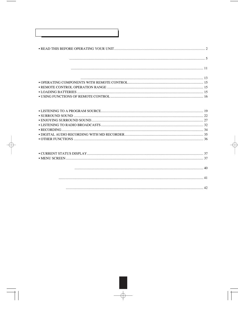 Sherwood R-765 User Manual | Page 4 / 48
