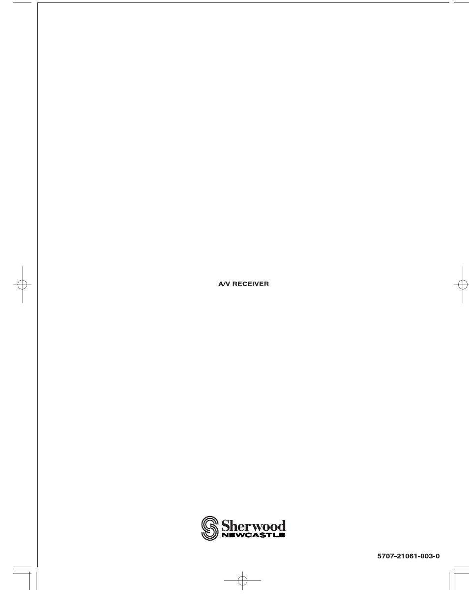 Sherwood R-765 User Manual | Page 48 / 48