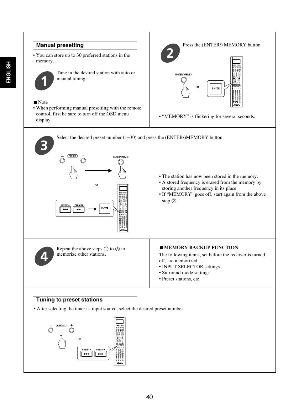 Sherwood R-865 User Manual | Page 40 / 76