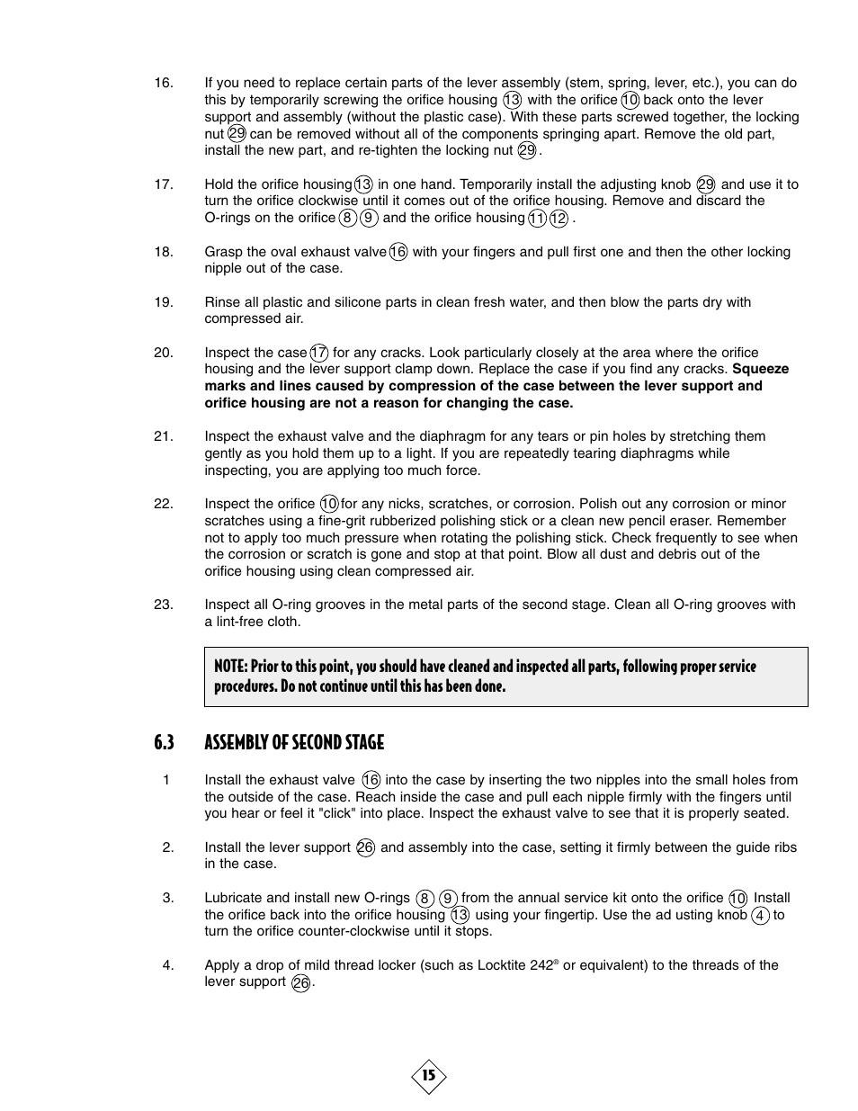 3 assembly of second stage | Sherwood MAXIMUS SRB3600 User Manual | Page 18 / 29