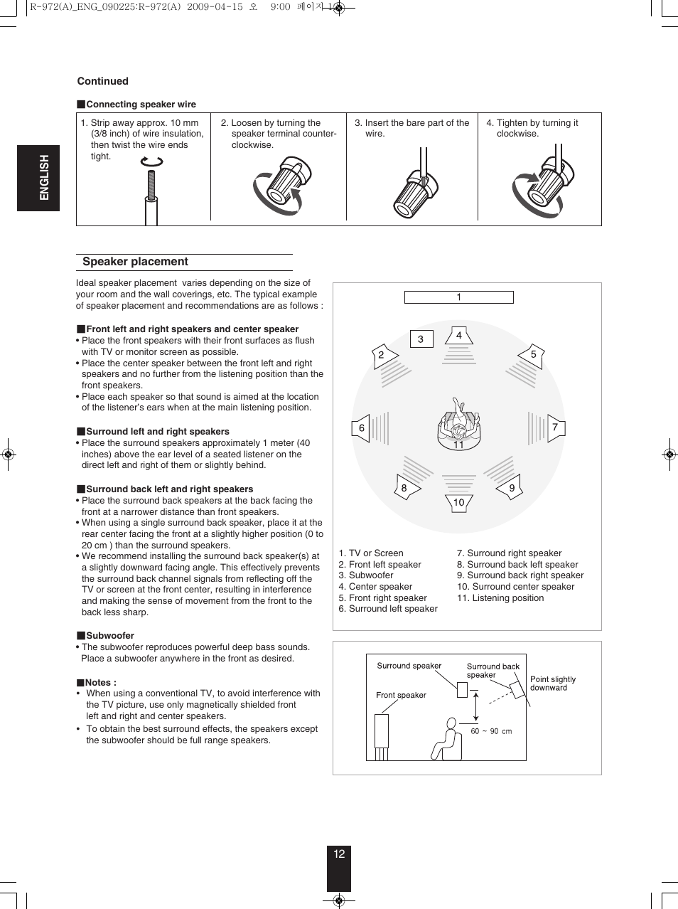 Sherwood Newcastle R-972 User Manual | Page 12 / 92