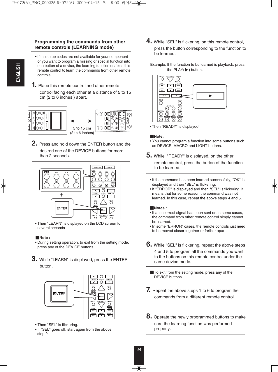 Sherwood Newcastle R-972 User Manual | Page 24 / 92