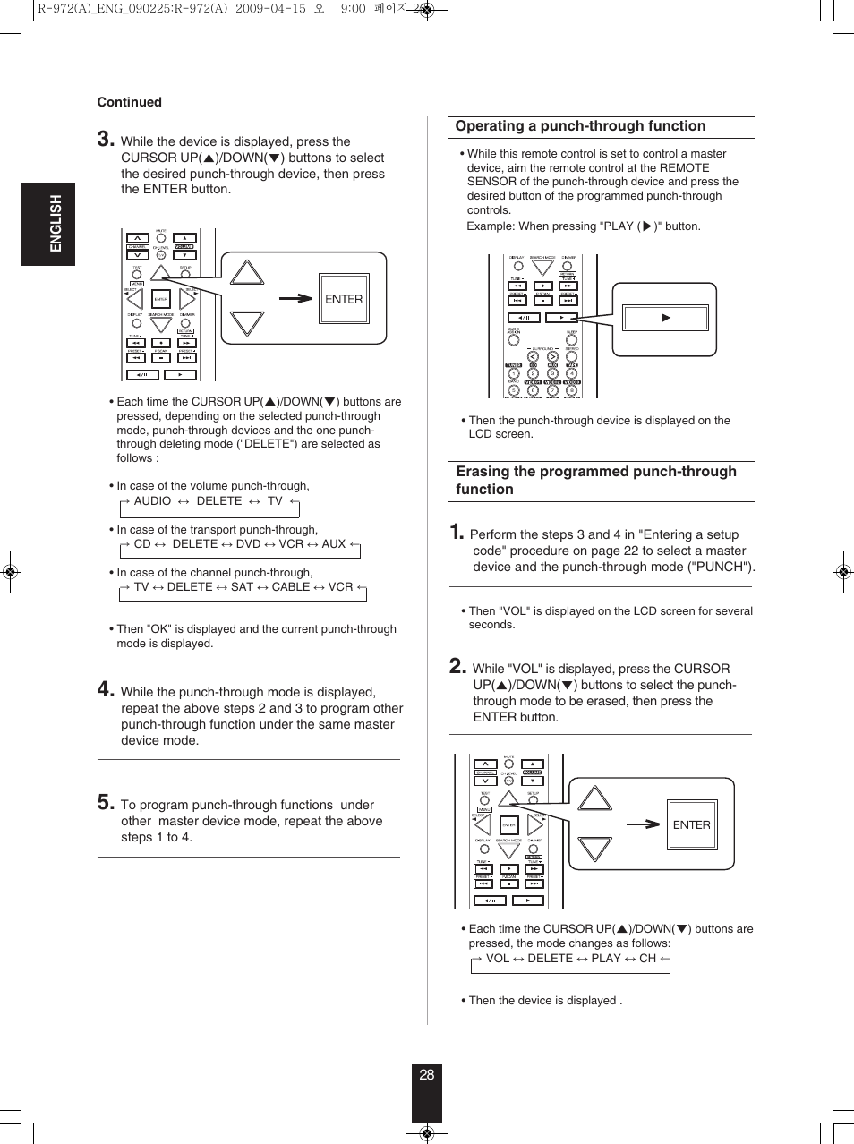 Sherwood Newcastle R-972 User Manual | Page 28 / 92