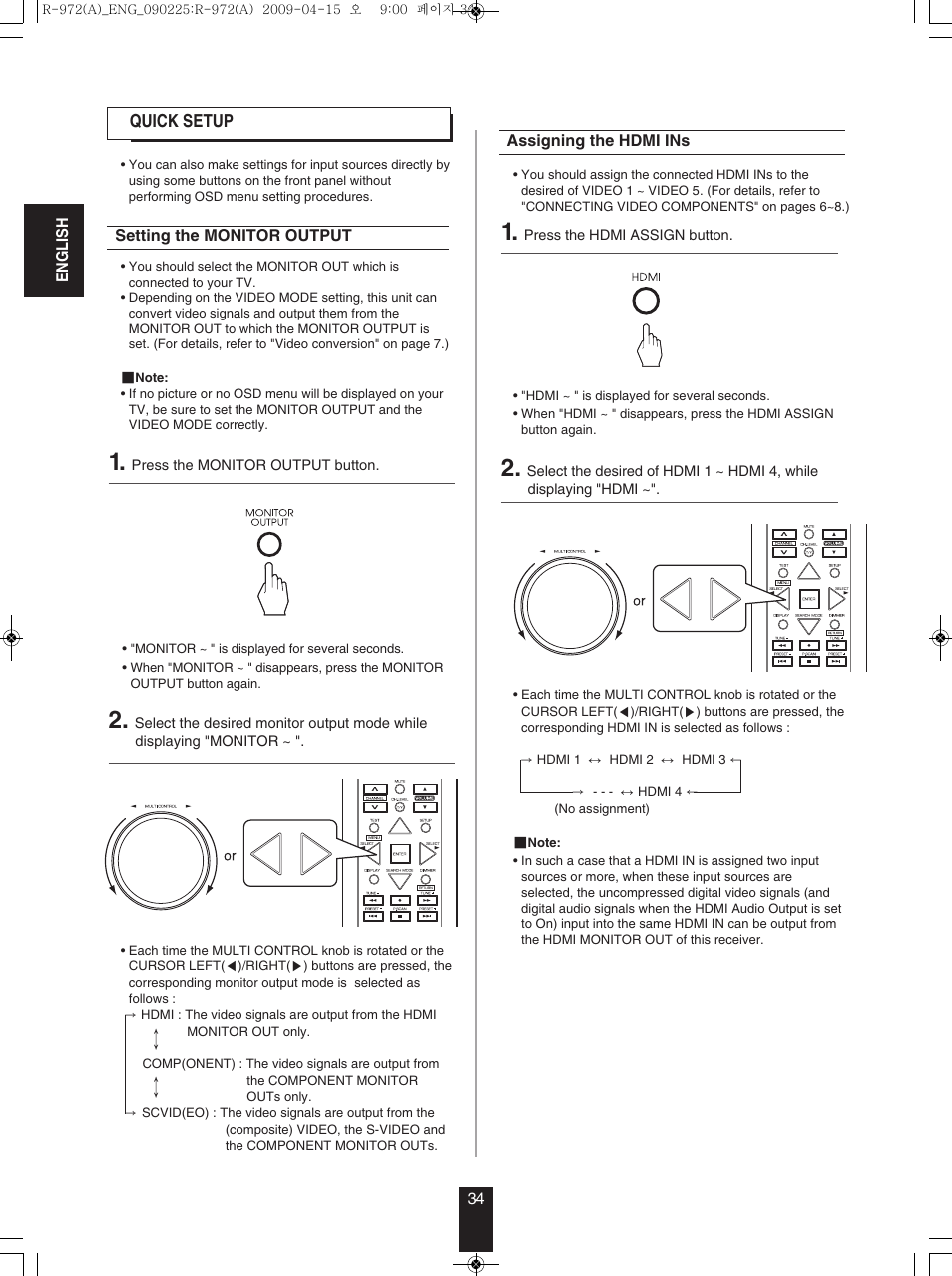 Sherwood Newcastle R-972 User Manual | Page 34 / 92