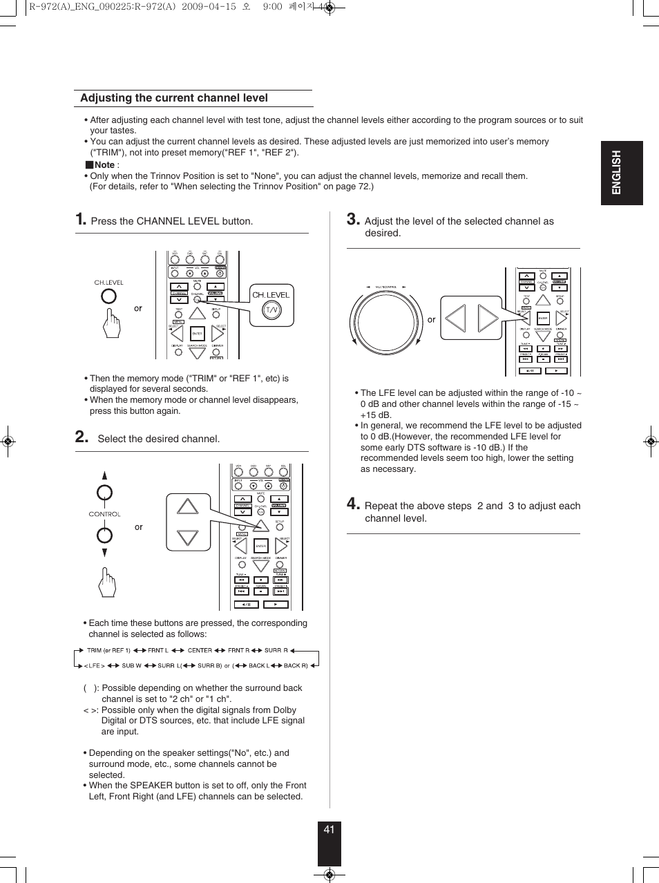 Sherwood Newcastle R-972 User Manual | Page 41 / 92