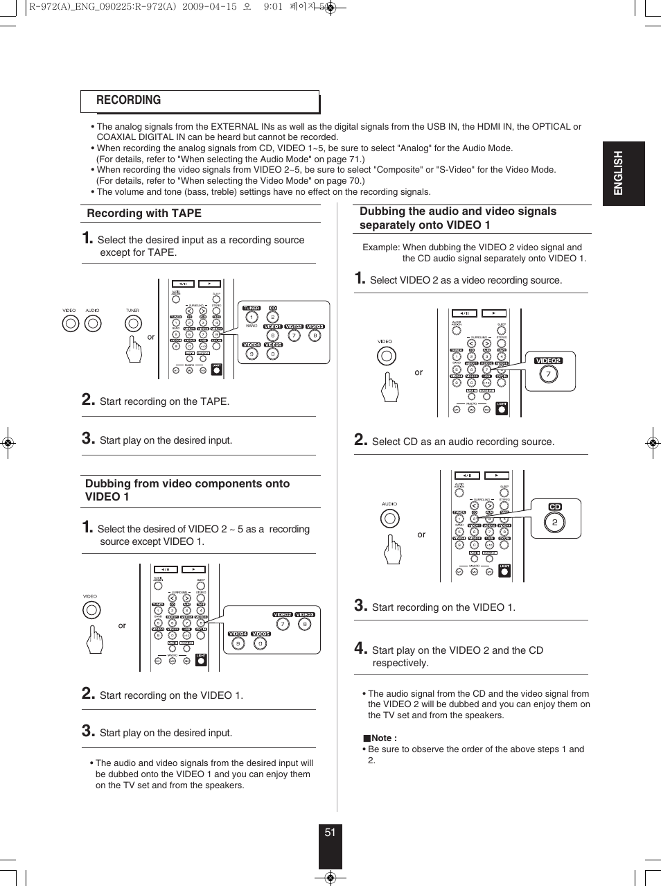 Sherwood Newcastle R-972 User Manual | Page 51 / 92