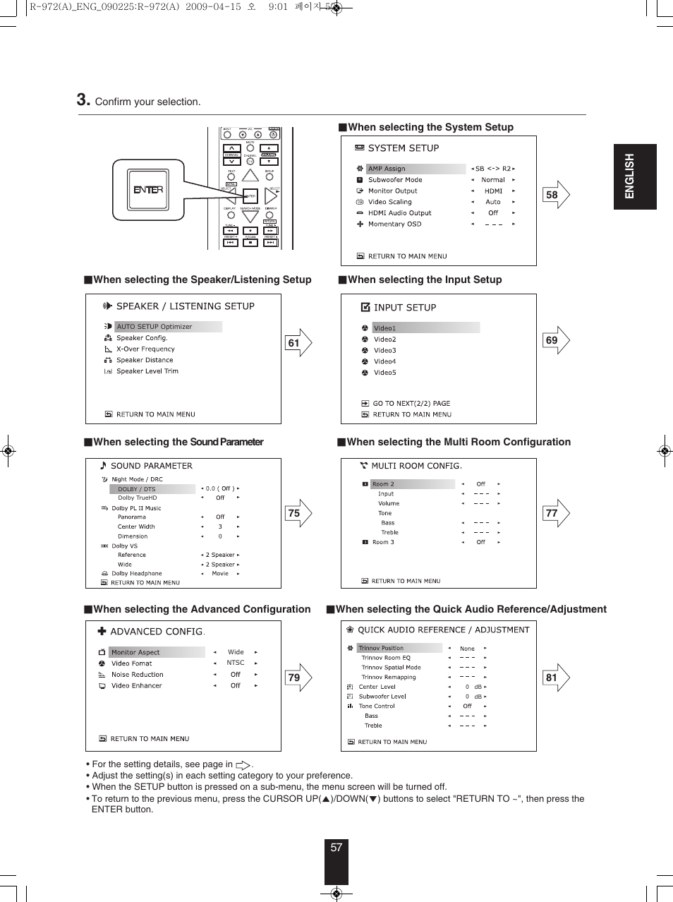 Sherwood Newcastle R-972 User Manual | Page 57 / 92