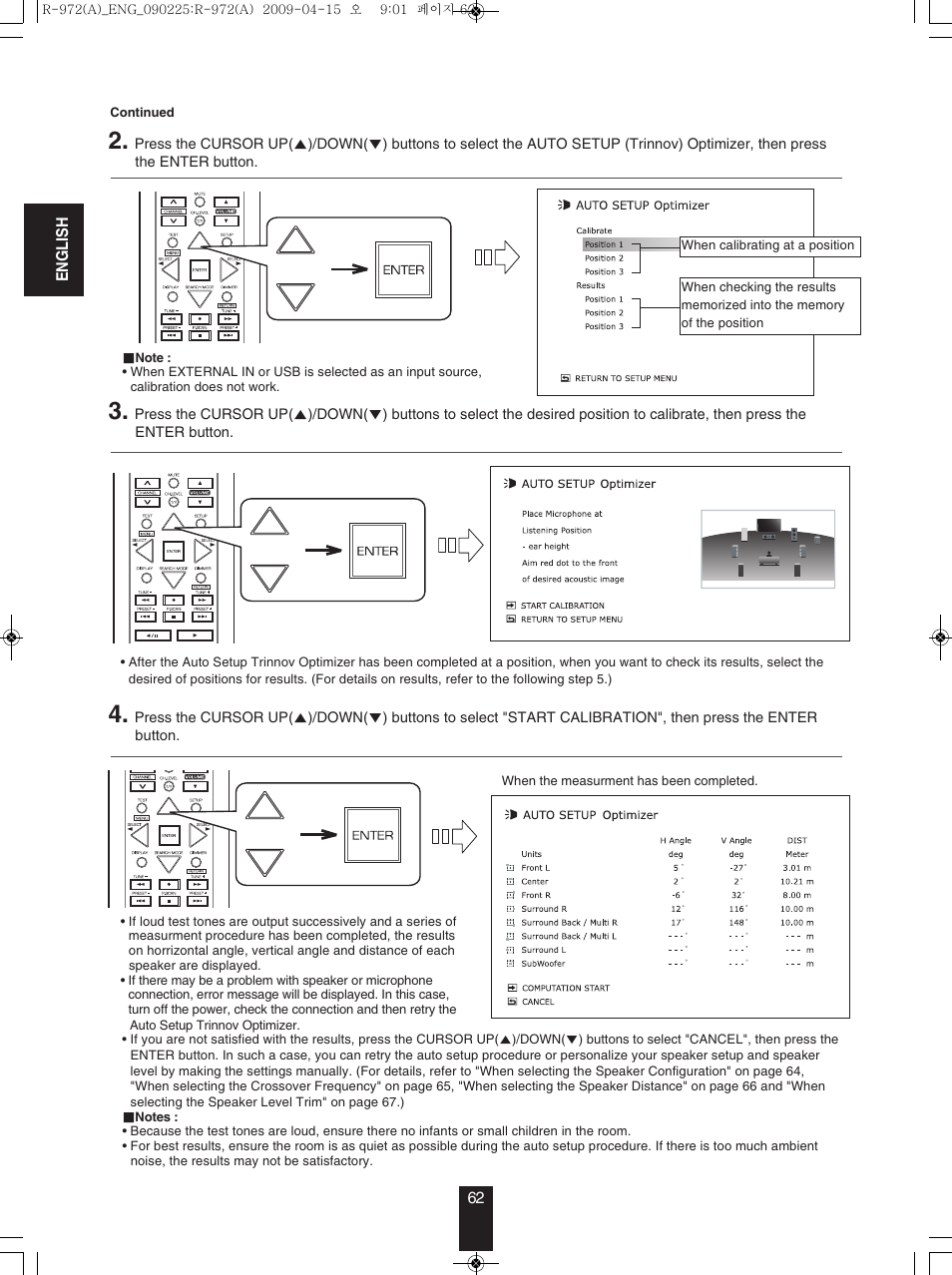 Sherwood Newcastle R-972 User Manual | Page 62 / 92