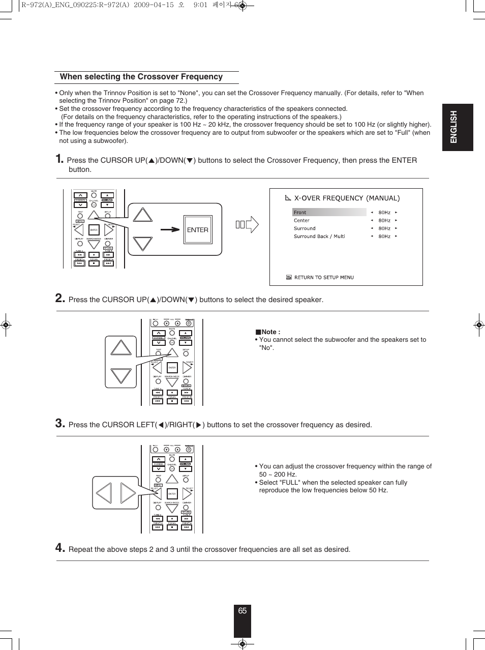 Sherwood Newcastle R-972 User Manual | Page 65 / 92