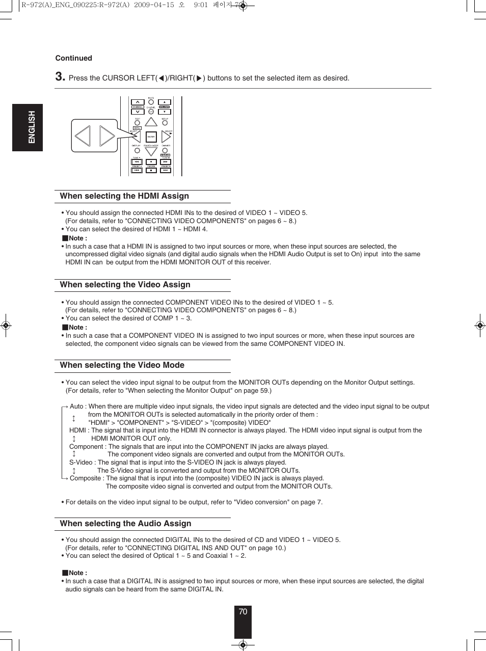 Sherwood Newcastle R-972 User Manual | Page 70 / 92