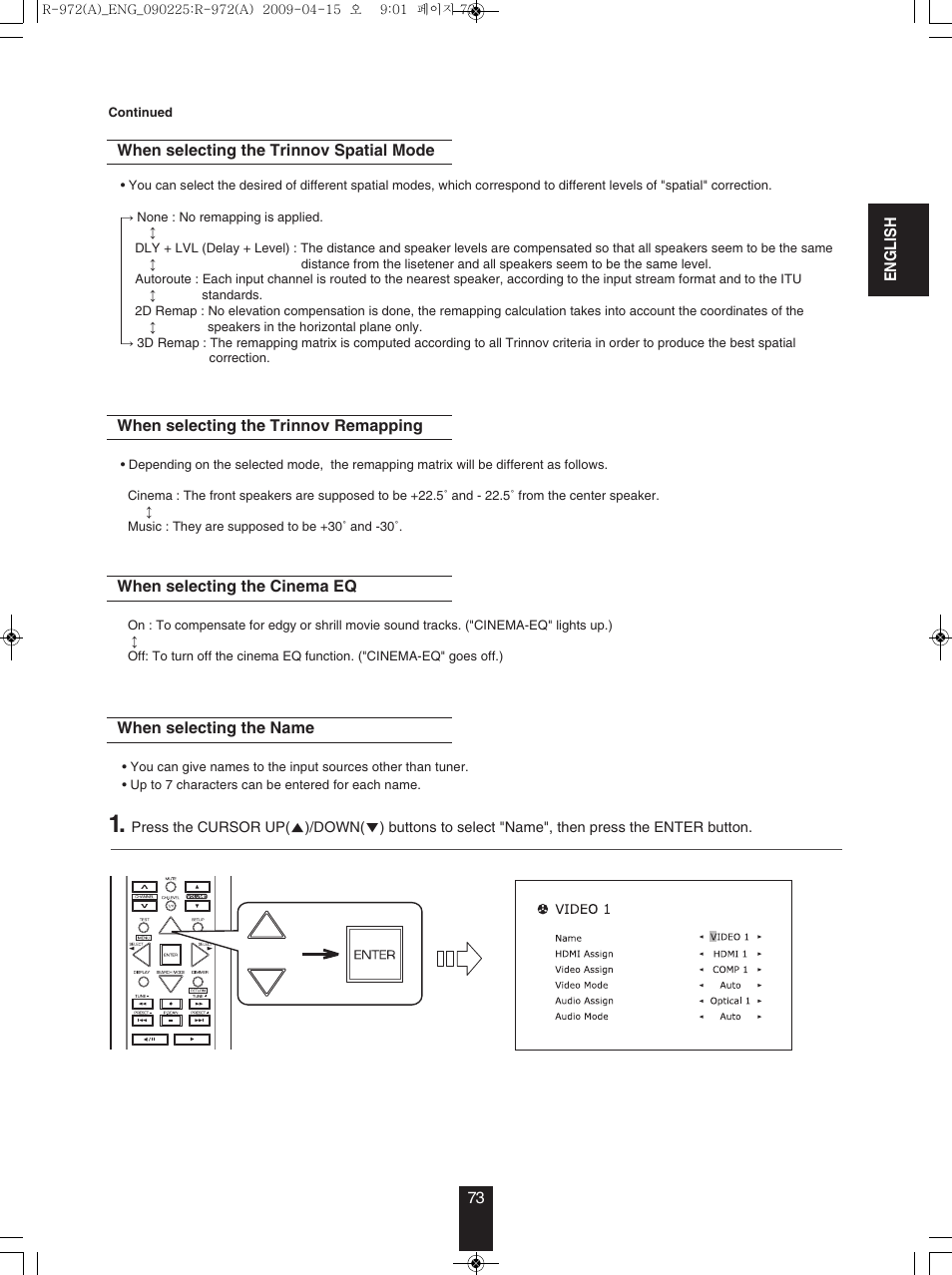 Sherwood Newcastle R-972 User Manual | Page 73 / 92