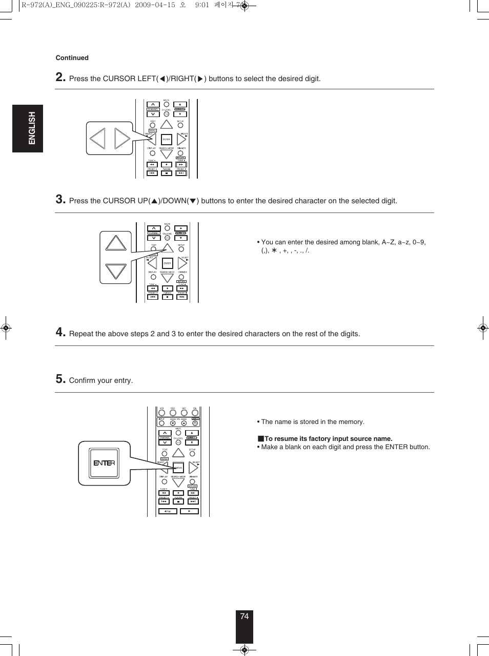 Sherwood Newcastle R-972 User Manual | Page 74 / 92