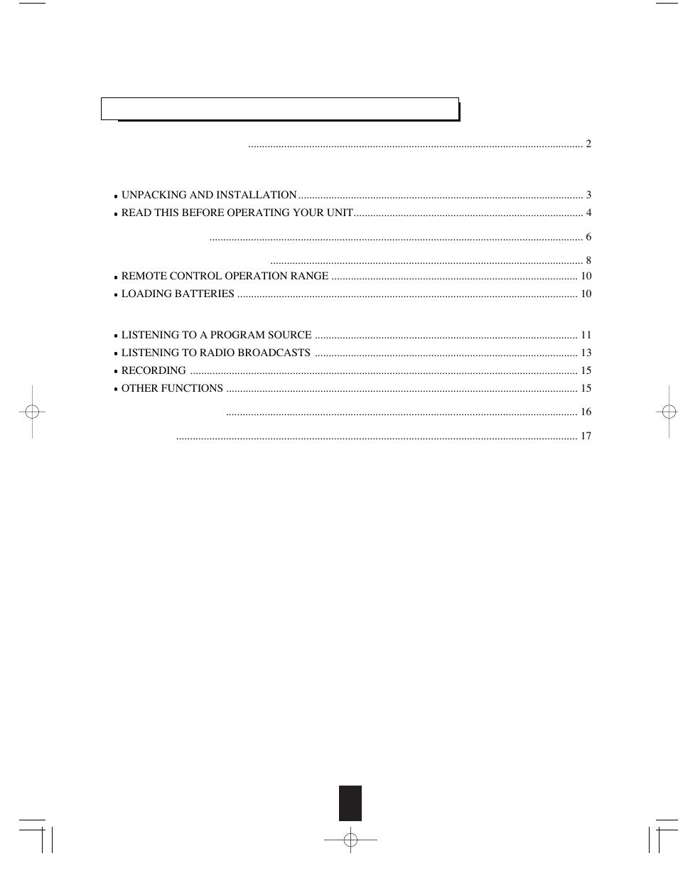 Sherwood RX-765 User Manual | Page 5 / 18