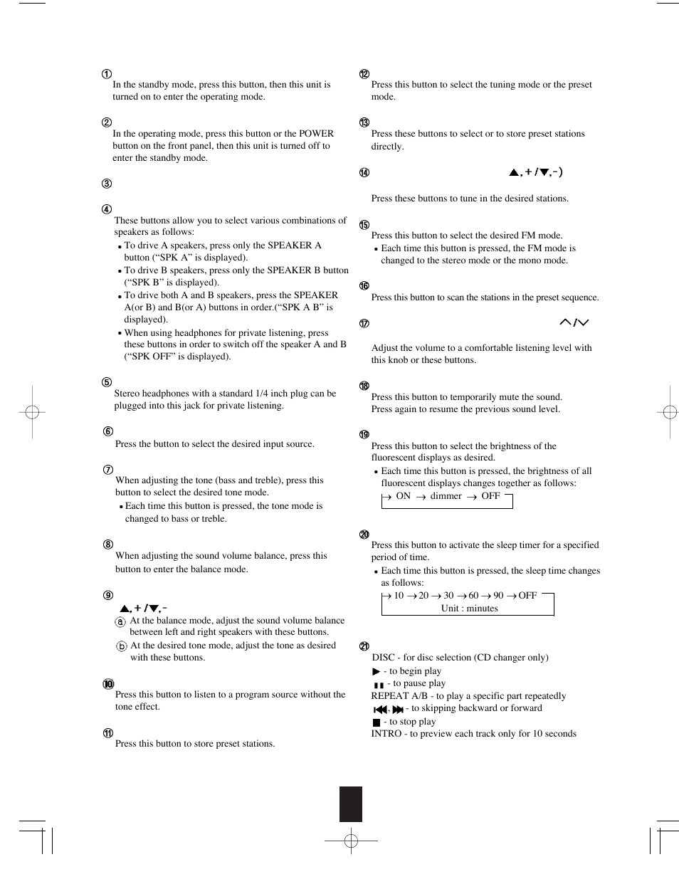 Sherwood RX-765 User Manual | Page 9 / 18