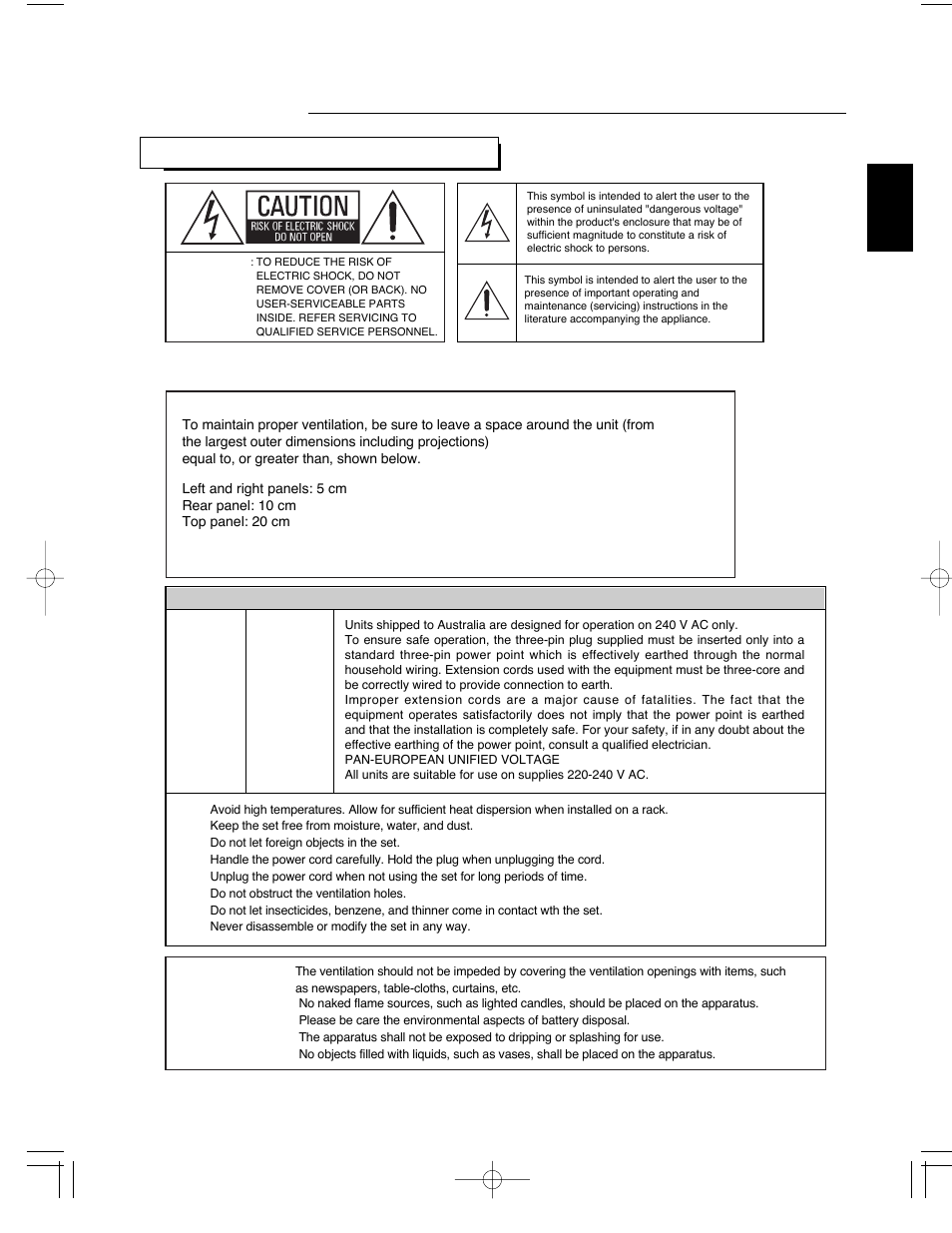 Introduction, Caution, Warning | Sherwood R-903R User Manual | Page 3 / 51