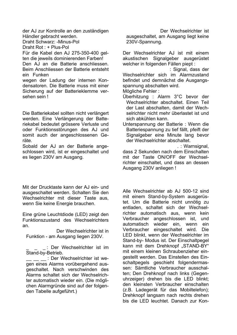 Studer Innotec AJ SERIES User Manual | Page 12 / 24