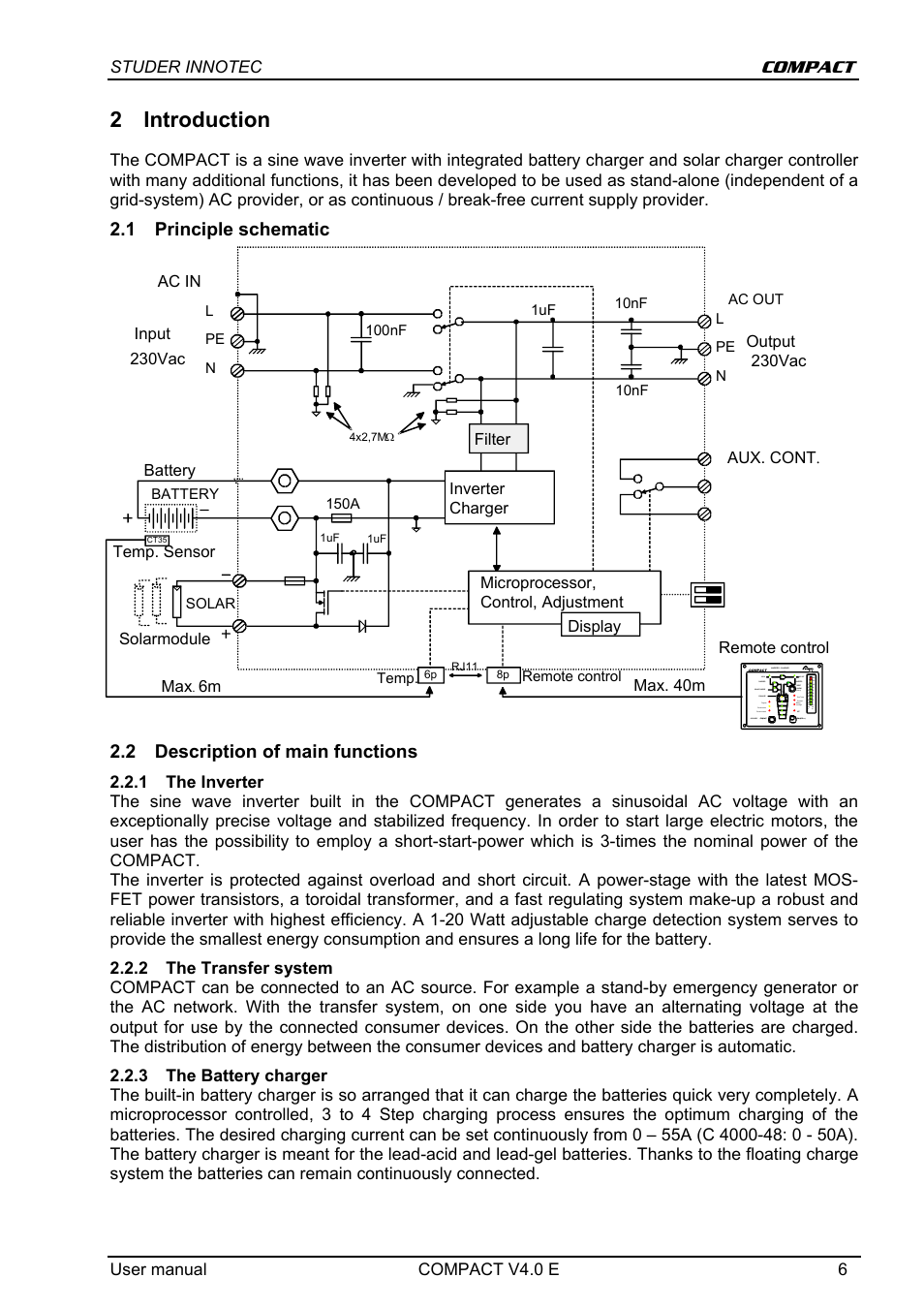 2 introduction | Studer Innotec C 1600-12 User Manual | Page 6 / 23