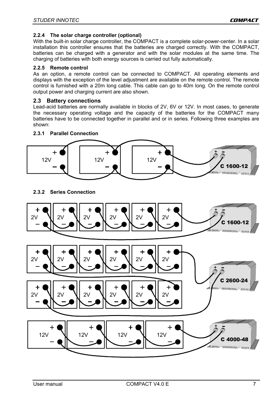 Studer Innotec C 1600-12 User Manual | Page 7 / 23