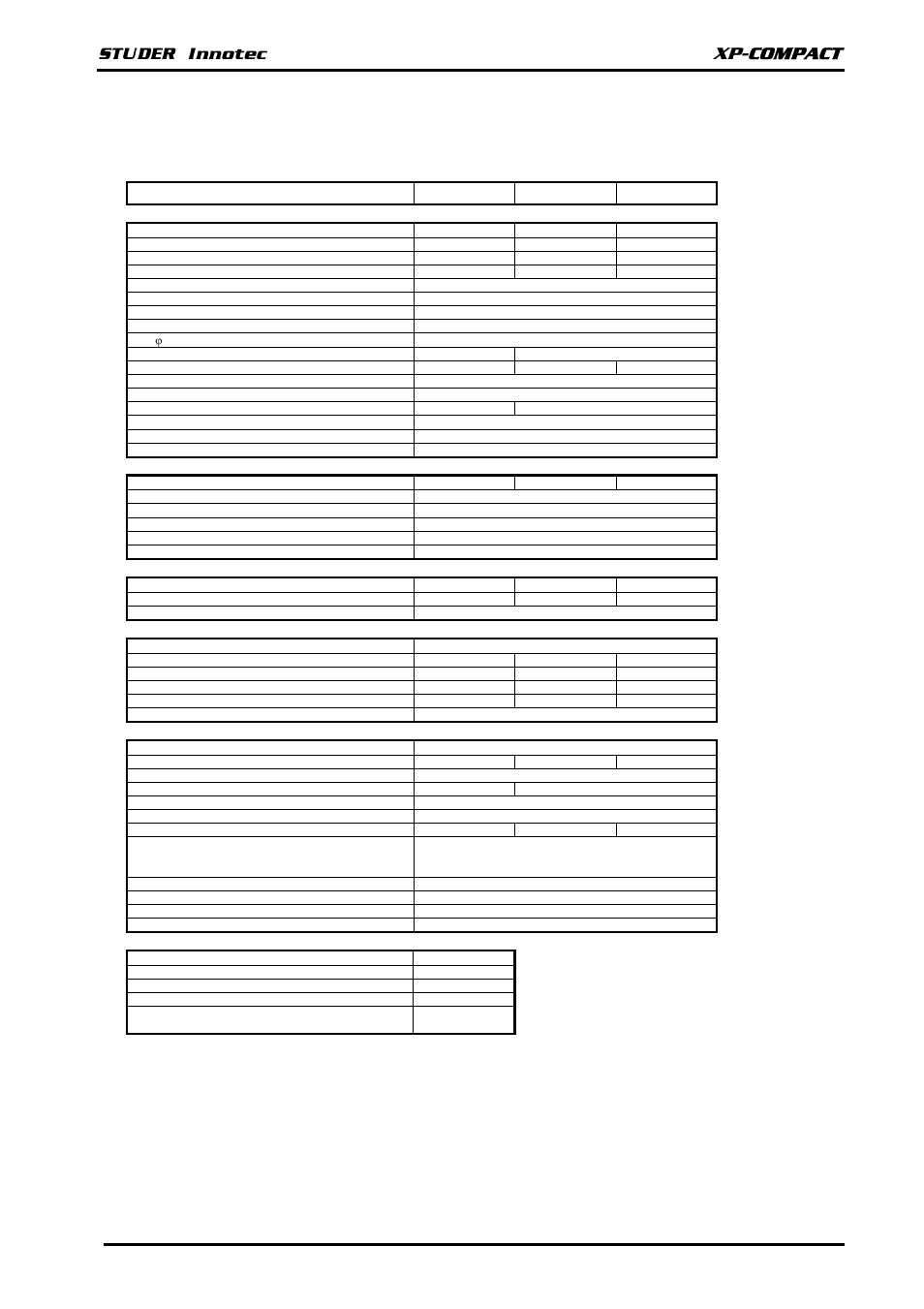 9 technical data, Xp-compact, User manual xp-compact v5.1 e 22 | Model | Studer Innotec XPC 2200-48 User Manual | Page 23 / 23