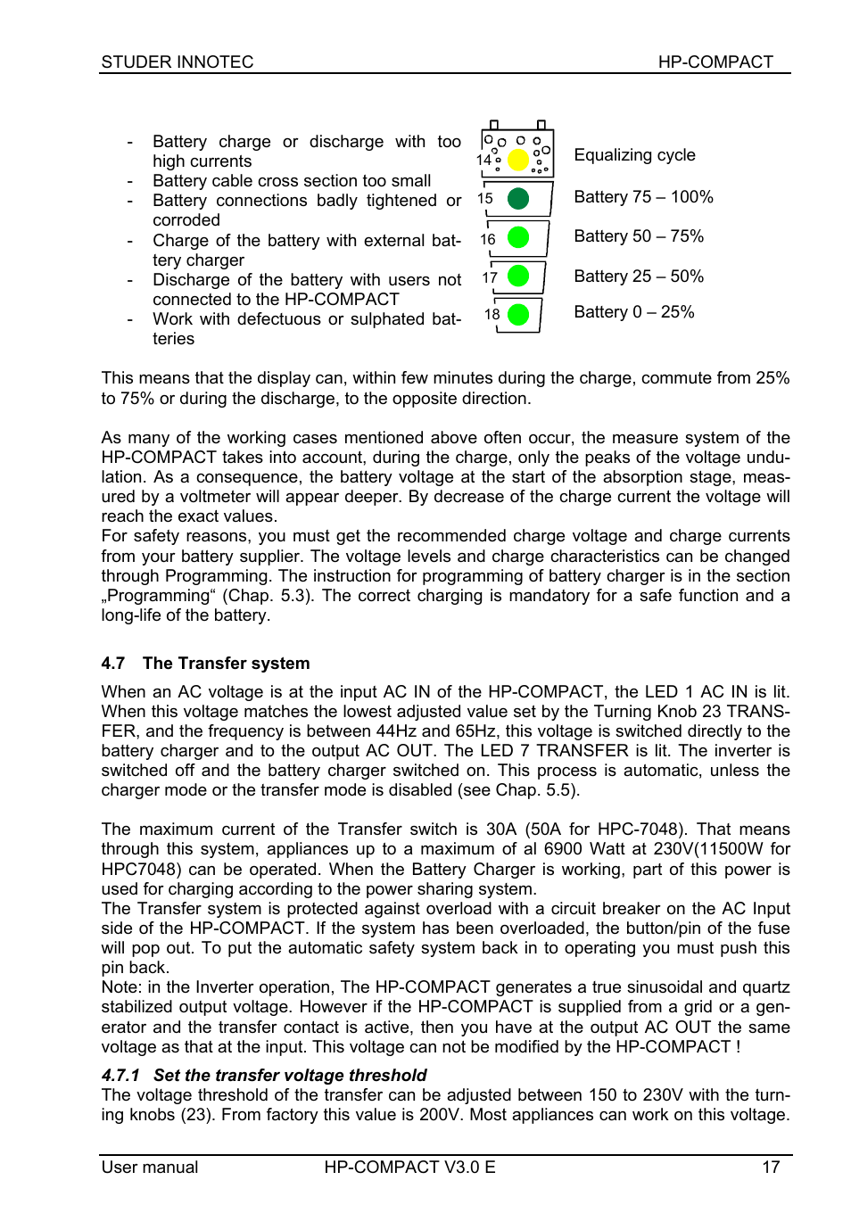 Studer Innotec HPC4024 User Manual | Page 17 / 25