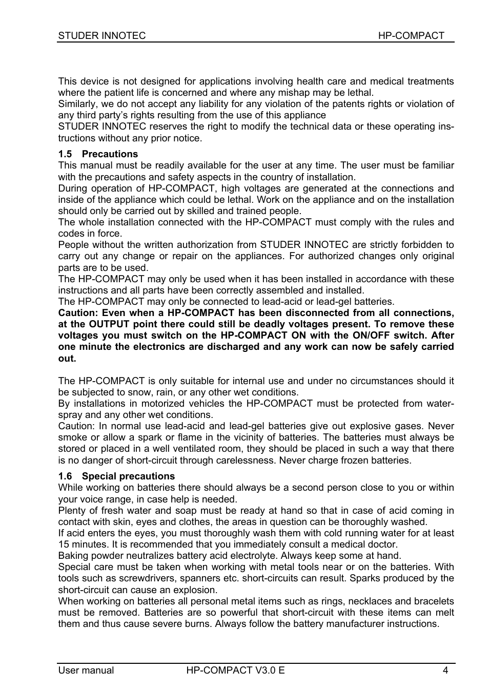 Studer Innotec HPC4024 User Manual | Page 4 / 25