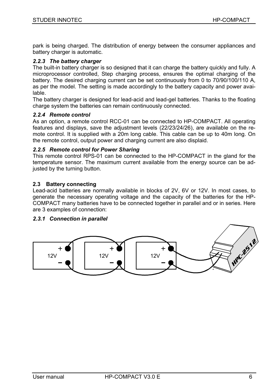 Studer Innotec HPC4024 User Manual | Page 6 / 25