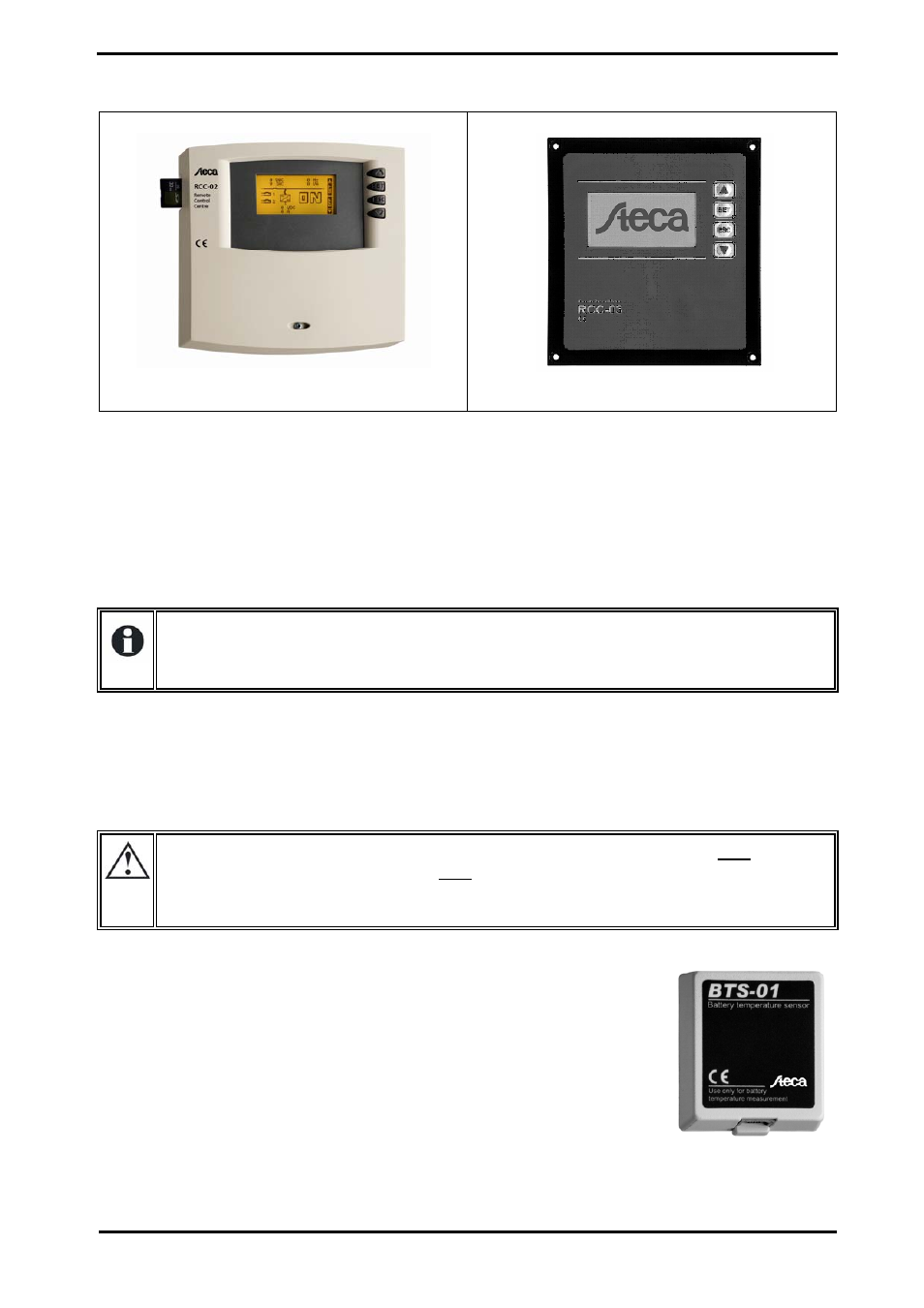 Bts-01 temperature sensor | Studer Innotec XTH 3000-12 User Manual | Page 25 / 40