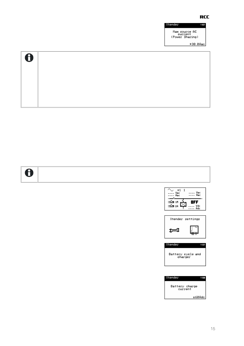 Studer Innotec RCC-03 User Manual | Page 15 / 51